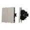 Минифото #1 товара ARL NOBE Выключатель 2 кл софт-тач кашемир SWT-MK02-SFPL-CA (250V, 10A) (Arlight, -)