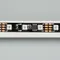 Минифото #2 товара Светодиодная лента SPI-5000-5060-60 12V Cx3 RGB-Auto (Black 10mm, 13.2W/m, IP20) (Arlight, Открытый, IP20)