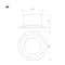 Минифото #7 товара Светильник MS-DROP-BUILT-R84-8W Warm2700 (BK, 85 deg, 230V) (Arlight, IP54 Металл, 5 лет)