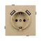 Минифото #2 товара Механизм розетки с USB зарядкой SCT-TENDO-MUAA-SFPL-GD (230V, 16A) (Arlight, Матовый песочный)