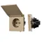 Минифото #1 товара Механизм розетки влагозащищённый SCT-TENDO-MCP-SFPL-GD (230V, 16A) (Arlight, Матовый песочный)