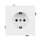 Минифото #2 товара Механизм электрической розетки SCT-TENDO-MEU1-PL-WH (230V, 16A) (Arlight, Белый)
