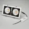 Минифото #7 товара Светильник CL-KARDAN-S283x152-2x25W White6000 (WH-BK, 30 deg) (Arlight, IP20 Металл, 3 года)