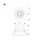 Минифото #3 товара Светильник MS-VORTEX-BUILT-R90-12W Warm3000 (BK-BK, 20 deg, 230V) (Arlight, IP20 Металл, 5 лет)