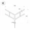 Минифото #2 товара Кронштейн OXOR-SY4-3000x108-L1500 BLACK (Arlight, Сталь)