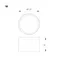 Минифото #7 товара Светильник SP-BISCOTTO-R120-12W Warm3300-MIX (WH, 80 deg, 230V) (Arlight, IP54 Металл, 5 лет)