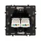 Минифото #3 товара Механизм сдвоенной компьютерной розетки SCT-NOBE-MPC2-SFPL-CA (RJ-45, CAT6) (Arlight, Кашемир)