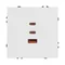 Минифото #3 товара Механизм розетки с быстрой USB зарядкой SCT-NOBE-MUACC-SFPL-FC-WH (65W, QC3) (Arlight, -)