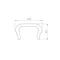 Минифото #2 товара Экран LINE-D-1111-2000 OPAL (Arlight, Пластик)