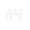 Минифото #2 товара Экран PLINTUS-H54B-2000 Opal (Arlight, Пластик)