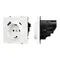 Минифото #1 товара Механизм розетки с USB зарядкой SCT-NOBE-MUAC-SFPL-WH (230V, 16A) (Arlight, Белый кварц)