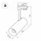 Минифото #10 товара Светильник SP-POLO-TRACK-LEG-R65-8W Warm3000 (BK-GD, 40 deg) (Arlight, IP20 Металл, 5 лет)