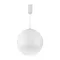 Минифото #2 товара Светильник SP-SILKA-HANG-R400-12W Warm2700 (WH, 330 deg, 230V) (Arlight, IP20 Натуральный шелк, 3 года)